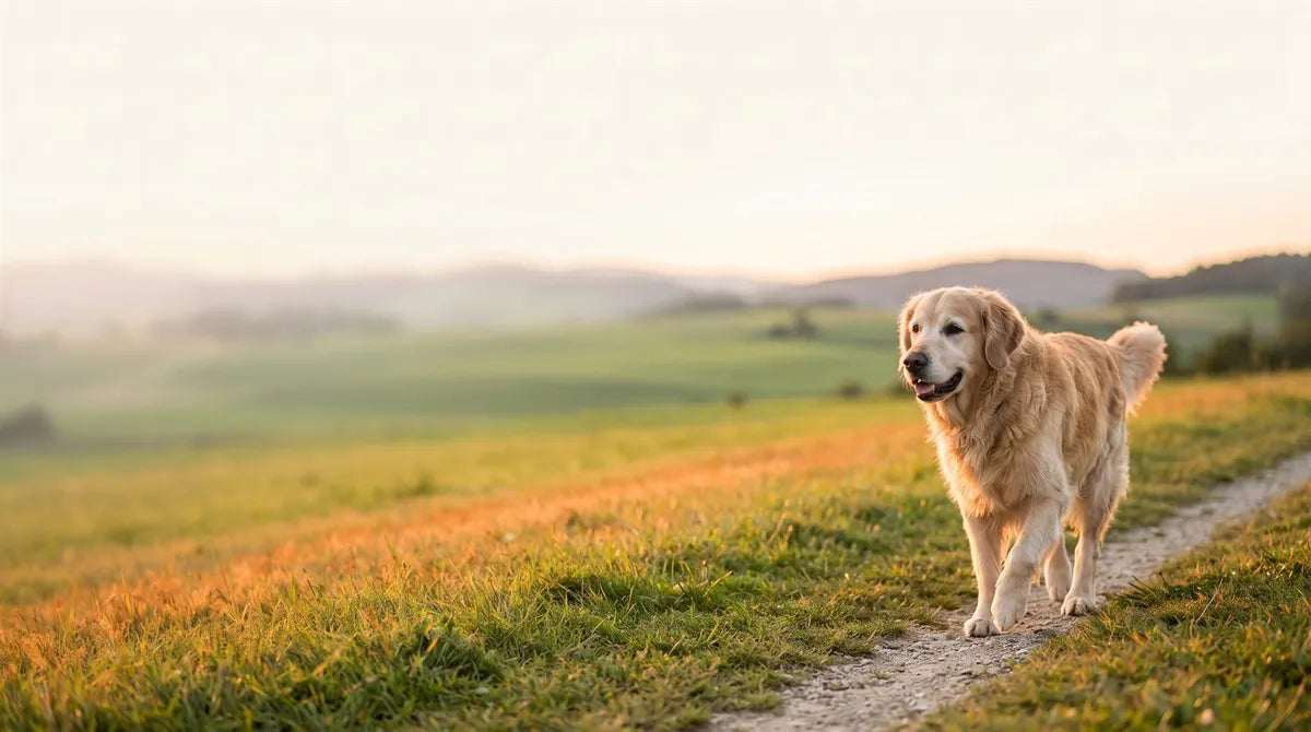 &Auml;lterer Hund, ruhig und entspannt